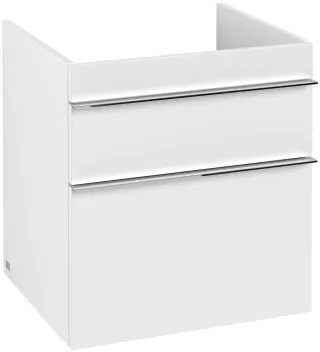 Villeroy & Boch Waschtischunterschrank Venticello A92301MS, B:553, H:590, T:502mm, Weiß Matt A92301MS