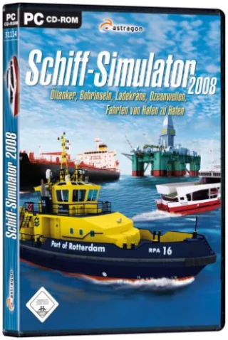 Schiff-Simulator 2008 - Öltanker Bohrinseln Ladekräne Ozeanwellen Fahrten von Hafen zu Hafen