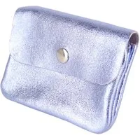 MIRROSI Mini Geldbörse Damen Kleines Portemonnaie MADE IN ITALY Echtleder (11x8x2cm BxHxT), viele tolle Trendfarben zur Auswahl, leicht