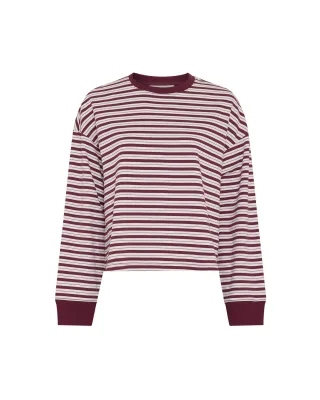 msch copenhagen - MSCHMonde Krestiane Pullover STP Egret Rhododend - Gr. - M