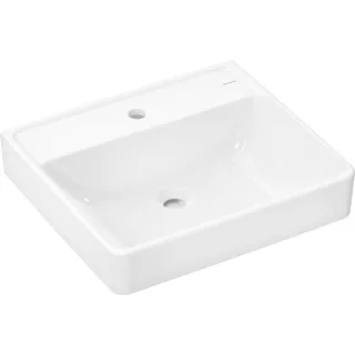 hansgrohe Xanuia Q Waschtisch 61147450 550x480mm, mit Hahnloch, ohne Überlauf, SmartClean, weiß