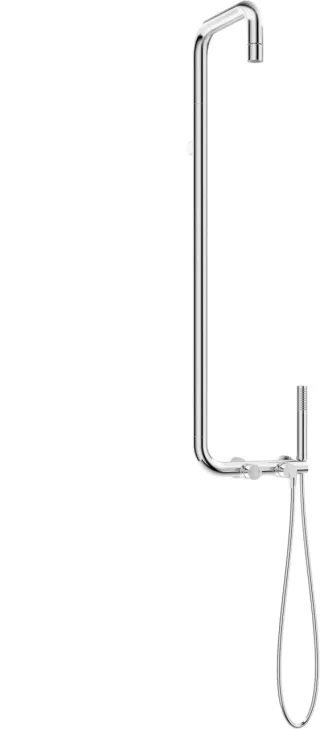 Neuesbad Serie 600 Duschsystem mit schwenkbarem Auslauf, Oberfläche: chrom NB1NQS_04XM1