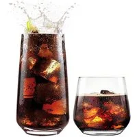 KONZEPT Gläser-Set Premium Gläser Set 12 Teilig, Wassergläser Spülmaschinenfes, 12-tlg., 6er Longdrinkgläser 480ml und 6 er Trinkgläser 310ml