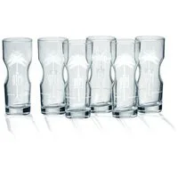 Mixcompany Longdrinkglas Afri-Cola Exclusive-Tumbler 0,2l Contour Glas Gläser Set - 6x Gläse