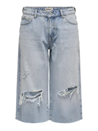 ONLY - ONLCOBAIN REG DEST W LONG DNM SHORTS TAI light blue denim - Gr. - M