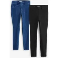 Next Jeansleggings Lange Jeansleggings, 2er-Pack (2-tlg)