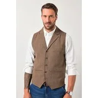 JP1880 Steppweste Tweed-Weste FLEXNAMIC® Herringbone-Tweed
