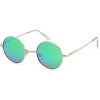 styleBREAKER Sonnenbrille Retro Sonnenbrille Klein Rund mit Federscharnier (1-St)