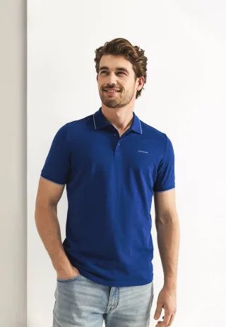 State of Art - Poloshirt Piqué SS P cobalt - Gr. - S