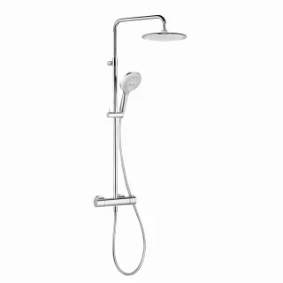 Kludi FRESHLINE Thermostat Dual Shower System chrom, 6709205-00 6709205-00