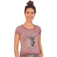 MarJo Trachtenshirt Trachtenshirt Damen - MICHAELA - mauve