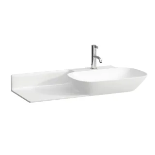 LAUFEN Waschtisch Ino 450x900x145, 1 Hahnloch, ohne Überlauf, Ablage links, weiss, H8133010001111 H8133010001111