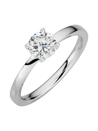 Lyomi Ring 585/- Weißgold 1 synth. Diam. 0,75 ct.