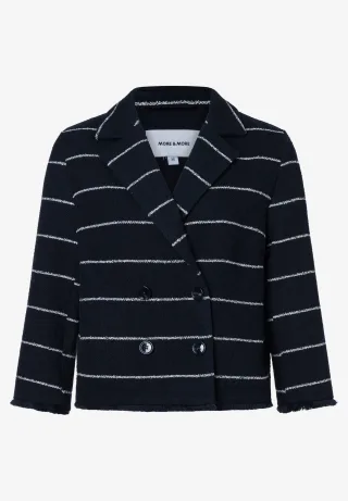 MORE & MORE - Blazer mit Streifen blau - Gr. - 42