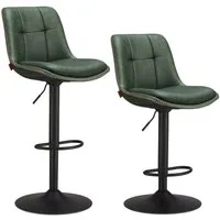 VASAGLE Barhocker Barstühle (Set, 2 St), höhenverstellbar, drehbar