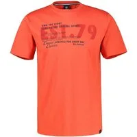 LERROS T-Shirt T-Shirt mit Brustprint, Grosse Grössen