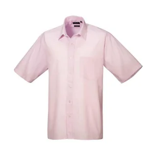 Premier - Hemd für Herren kurzärmlig (Pink)