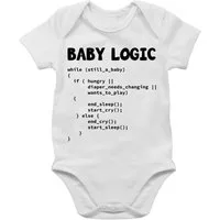 Shirtracer Shirtbody Nerdy Baby Logic Aktuelle Trends Baby