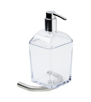 Koh-i-Noor TRATTO gebürsteter Edelstahl, Wandseifenspender, 7114S, gebürsteter Edelstahl 7114S