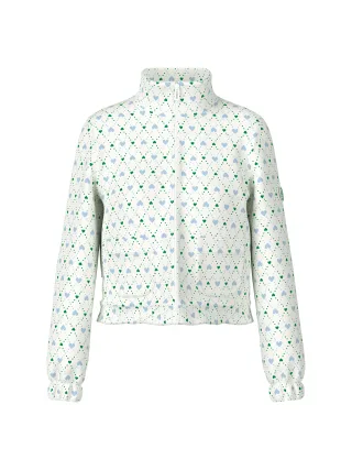 Marc Cain Sports - Bedruckter Blouson aus Scubajersey off-white - Gr. - 40
