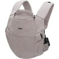 Fillikid Babytrage Natural - Grau, Kindertrage Bauchtrage Rückentrage Tragehilfe für Babys ab 3,5 kg