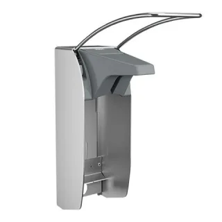 KWC Aquarotter Spender, MEDCARE, Edelstahl, AP, 82x287x223 mm, f. 500ml, Hebel 223 mm, 3600003339 3600003339
