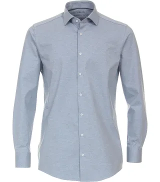VENTI - Businesshemd Jerseyflex blau - Gr. - 40
