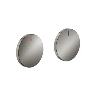 Dornbracht Set Griffeinsatz rot & blau CYO 11284811 Dark Chrome 11284811-19