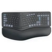 Hama Ergonomische Tastatur (kabellos, Multi Device, 2x Bluetooth, 1x Funk) ergonomische Tastatur