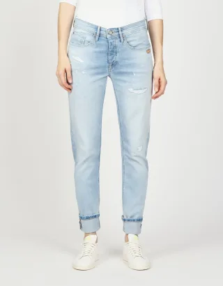 GANG Damen Jeans 94NICA - boyfriend fit Jeans sunny sky destroy