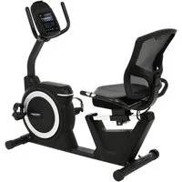 Christopeit Sport® Liege-Ergometer Sitz-Ergometer RS 4000 (BT-Empfänger für drahtlosen Pulsmessgurt im Computer enthalten), 150 kg max. Benutzergewicht, Fahrrad, 32 Widerstandsstufen