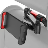 Refined Living Halterung Ausziehbare KFZ-Kopfstützen Halterung um 360 ° drehbar, (1-tlg., ablet-Halterung Auto, verstellbar – Kopfstützenhalterung für Tablets, für 4,4-11 Zoll Geräte, Kopfstütze KFZ Halterung Universal)