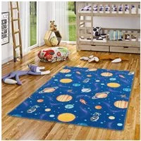 Snapstyle Kinderteppich Kinder Spiel Teppich Weltall, Rechteckig, Höhe: 4 mm