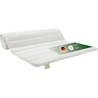 Dreamstar, Topper dünne Matratzenauflage zur Verbesserung des Schlafkomforts, 2 cm hoch, Polyester, rutschfest, waschbar - für Matratzen und Boxspringbetten