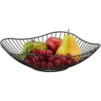 relaxdays Obstschale Dekorative Obstschale aus Metall, Eisen