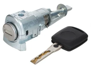 Türschloss Schließzylinder VORNE LINKS + Schlüssel für Skoda Octavia II 1Z 2004-