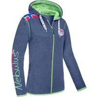 Nebulus Sweatjacke TURIOL, P6534 - Damen, navy-lime, XL/42