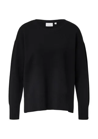 comma - Strickpullover schwarz - Gr. - 46