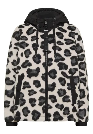 CECIL - Jacke mit Kapuze schwarz - Gr. - XXL