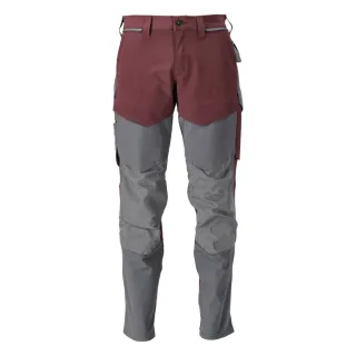 MASCOT Herren Hose mit Knietaschen CUSTOMIZED Bordeaux / Anthrazitgrau 44 - 22379-311-2289-76C44
