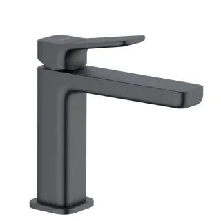 KLUDI-X3 Waschtischarmatur 422823981 ohne Ablaufgarnitur, schwarz matt