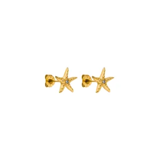 PURELEI Aloha Starfish Ohrringe mit Zirkonia Steinen