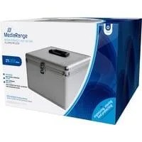 CD/DVD-Koffer 300-fach silber, Retail