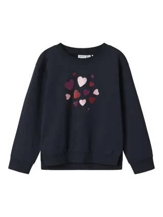 NAME IT - NMFBILIVA LS NREG SWE BRU PB dark sapphire - Gr. - 92