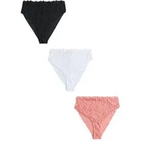 Next Slip 3 x nahtlose Hochbund-Slips, hoher Beinschnitt (3-St)