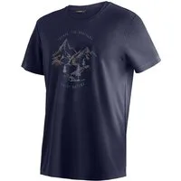 Maier Sports T-Shirt Dieter Print Herren Kurzarmshirt, leichtes Sommer Funktionsshirt, Rundhals, Reg Fit