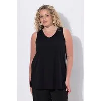 Angel of Style Longtop Top A-Linie V-Ausschnitt Seitenschlitze