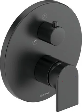 Duravit Tulum by Starck Einhebel-Wannenmischer Unterputz Schwarz Matt 170x86x182 mm - TU5210012046 TU5210012046