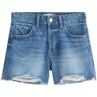 Next Jeansshorts Festival Denimshorts mit unvesäubertem Saum (1-tlg)
