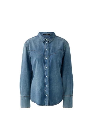 Oui - Jeanshemd blue denim - Gr. - 36
